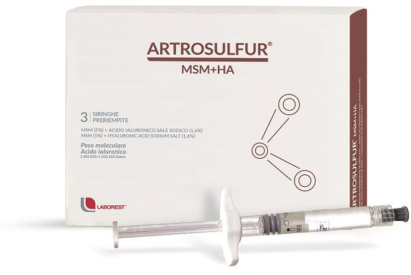 ARTROSULFUR MSM+HA 3SIR PRER