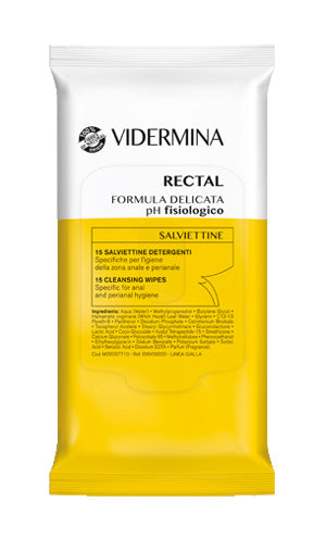VIDERMINA RECTAL SALVIETTE   X15