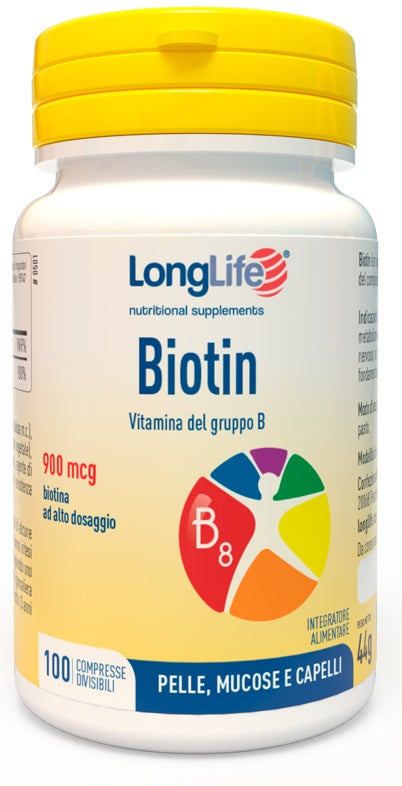 LONGLIFE BIOTIN 900MCG    100CPR