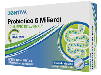 ZENTIVA PROBIOTICO 6MLD    24CPS