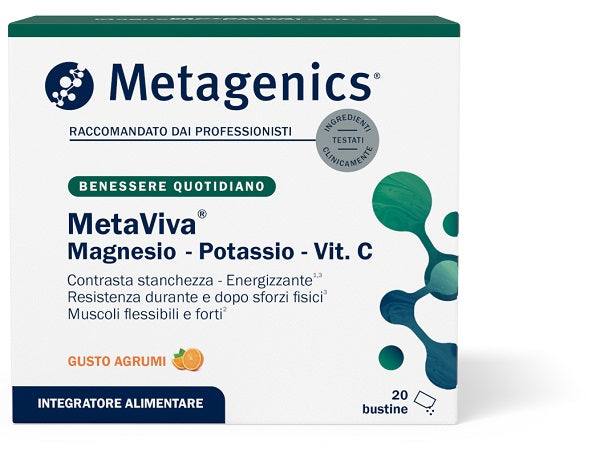 METAVIVA MG/K/VIT C 20BUST