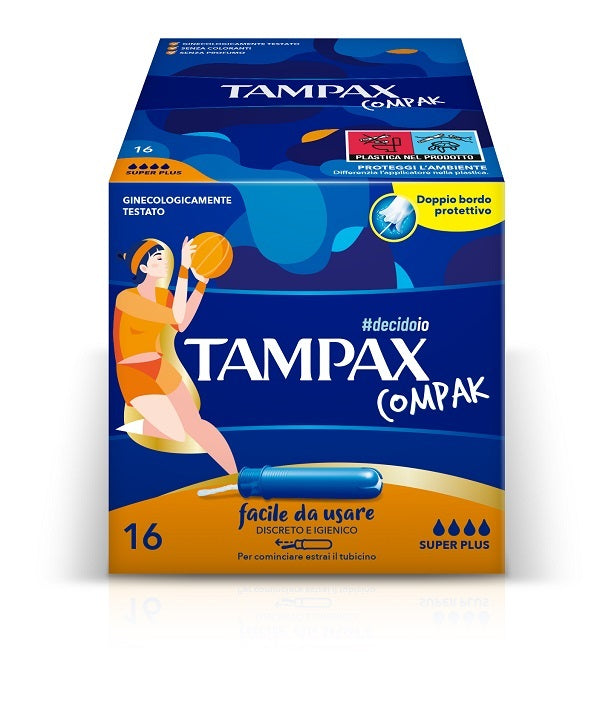 TAMPAX COMPAK SUPER PLUS    16PZ