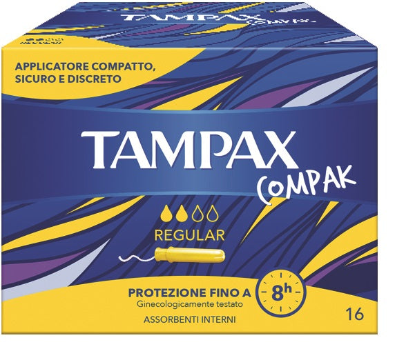 TAMPAX ASSORB.COMPAK REG.    X16