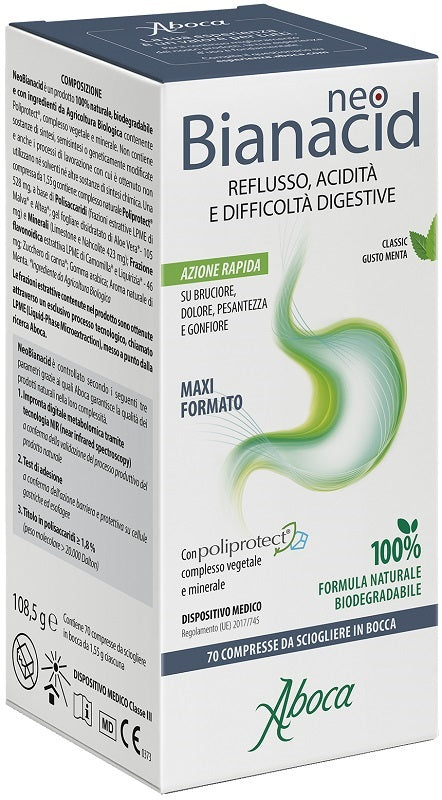 NEOBIANACID 70CPR MASTICABILI