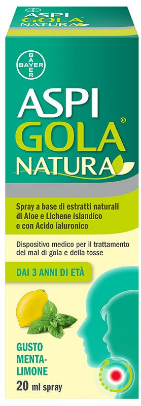 ASPI GOLA NATURA SPRAY MENTA LIMONE