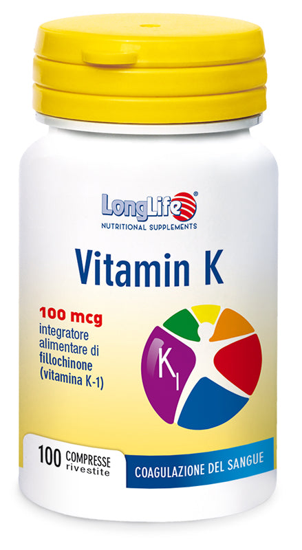 LONGLIFE VITAMIN K        100CPR