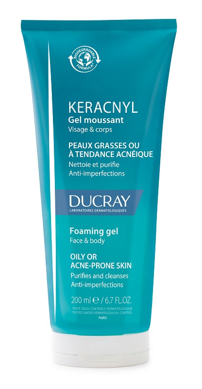 DUCRAY KERACNYL GEL DETERG.200ML