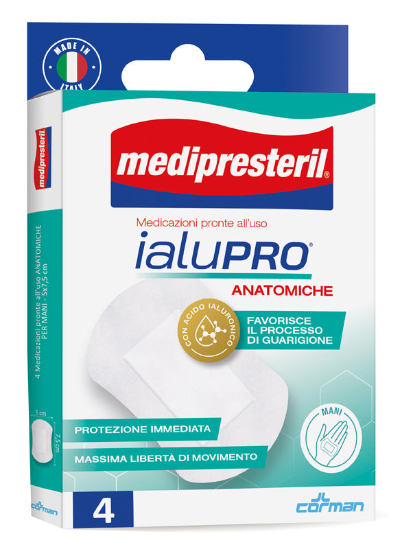 M/PRESTERIL IALUPRO 5X7,5CM  4PZ