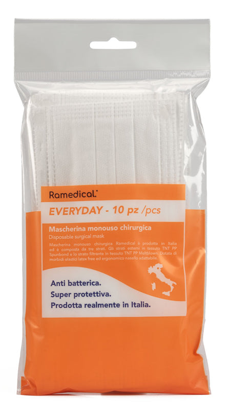 MASCHERINA CHIR.EVERYDAY BIANX10