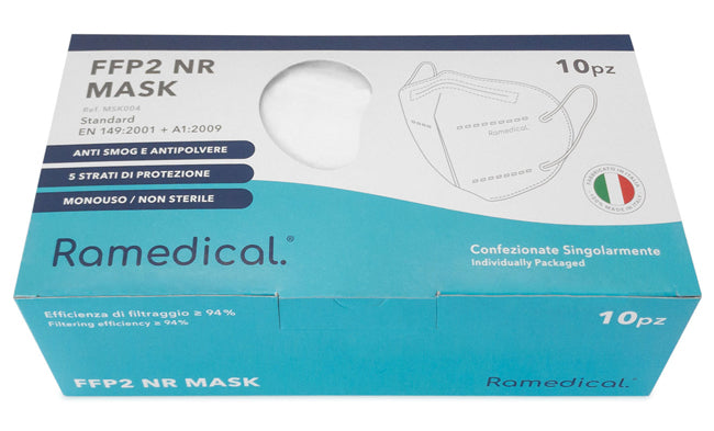MASK004 MASCHERINA FFP2 BIANCX10