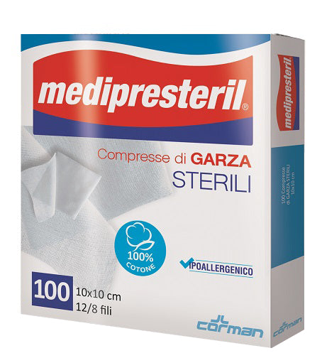 M/PRESTERIL CPR GARZA  10X10X100
