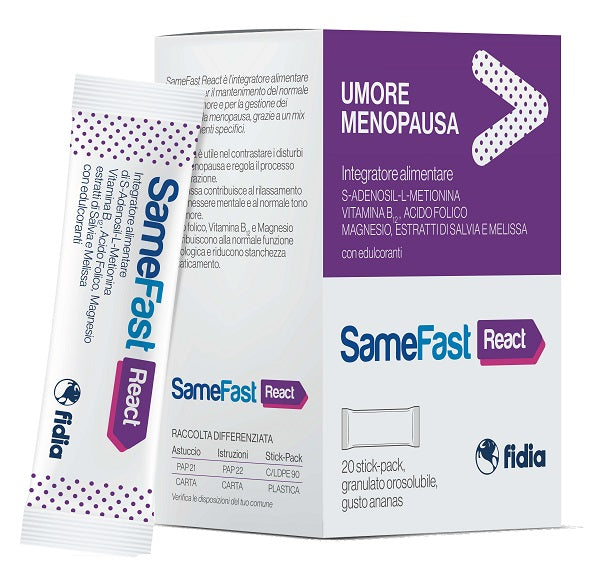 SAMEFAST REACT      20STICK PACK