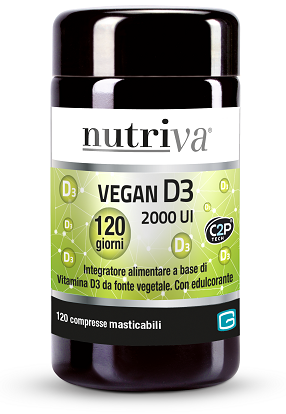 NUTRIVA VEGAN D3          120CPR
