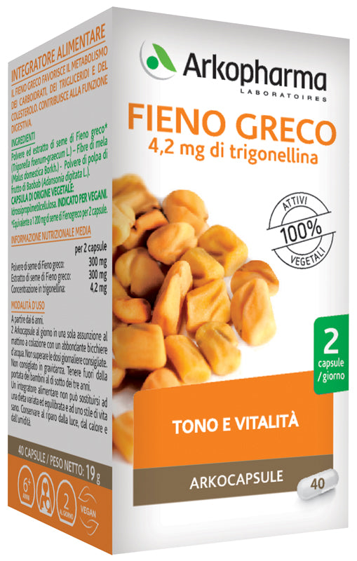 ARKOCAPSULE FIENO GRECO    40CPS
