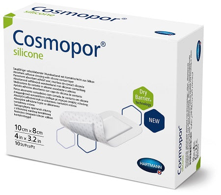 COSMOPOR SILICONE MED.  10X8 X10