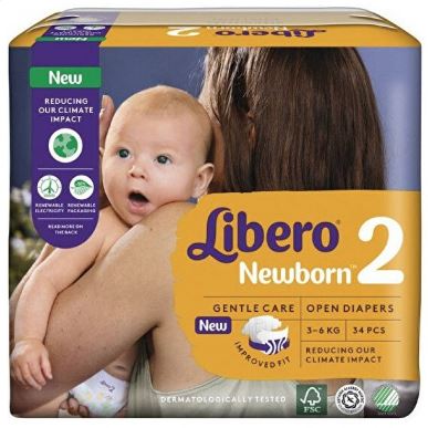 LIBERO NEWBORN PANN.   3- 6KGX34