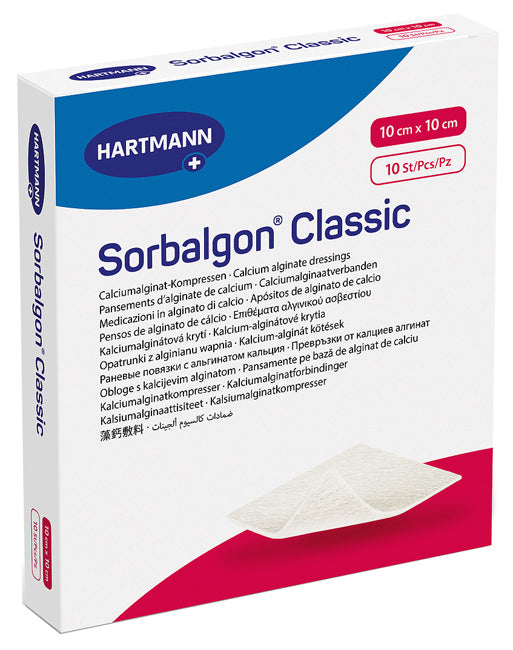 SORBALGON MED.ALGINATO 10X10 X10