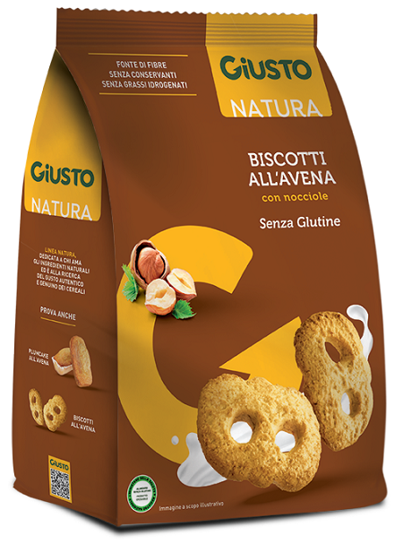 GIUSTO BISC.AVENA/NOCC.S/GL 250G