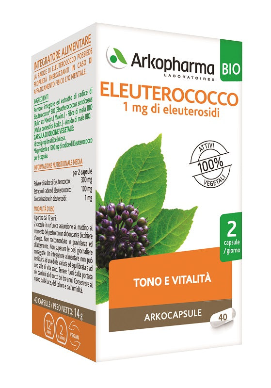 ARKOCAPSULE ELEUTEROCC.BIO 40CPS