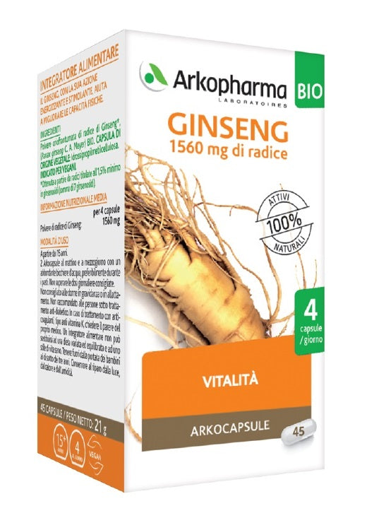 ARKOCAPSULE GINSENG BIO    45CPS