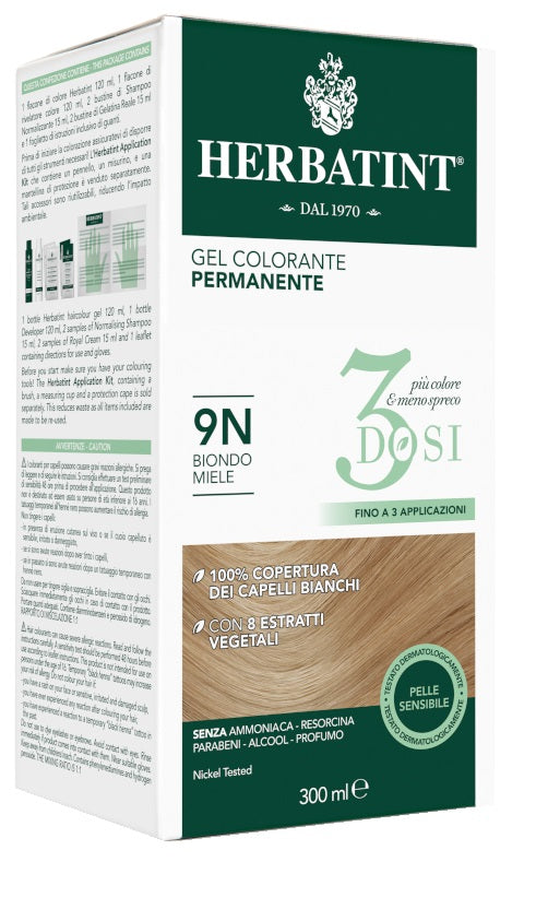 HERBATINT 9N BIONDO MIELE  3DOSI
