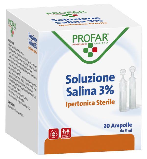 PROFAR SOLUZ.IPERT.3% 5ML   20PZ