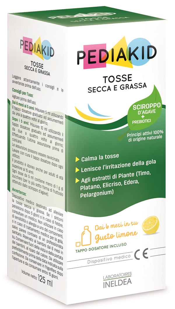 PEDIAKID TOSSE SECCA/GRASSA125ML