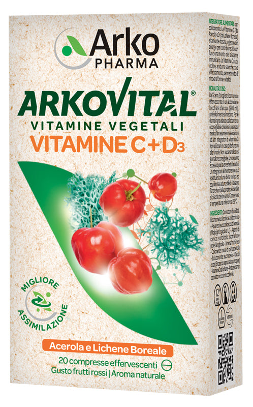 ARKOVITAL VITAMINE C+D3    20CPR
