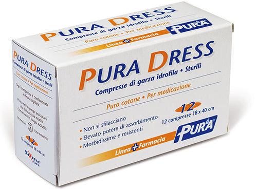PURA DRESS GARZA COT.18X40CM X12