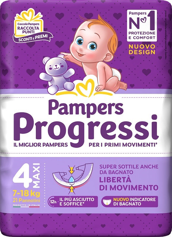 PAMPERS PROGRES.MAXI   7-18KGX21