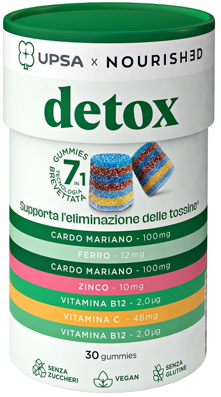 UPSA X NOURISHED DETOX     30GUM