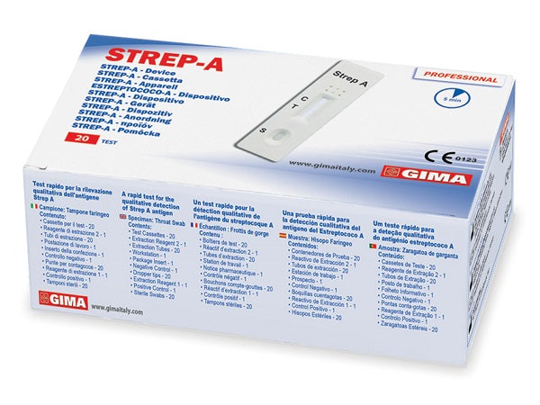 TEST STREP A STREPTOC.CASS. 20PZ