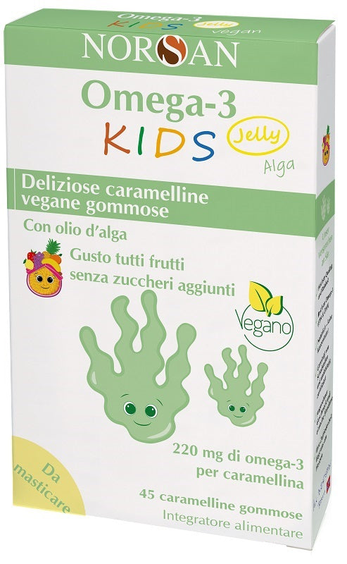 NORSAN OMEGA 3 KIDS JELLY  45CAR