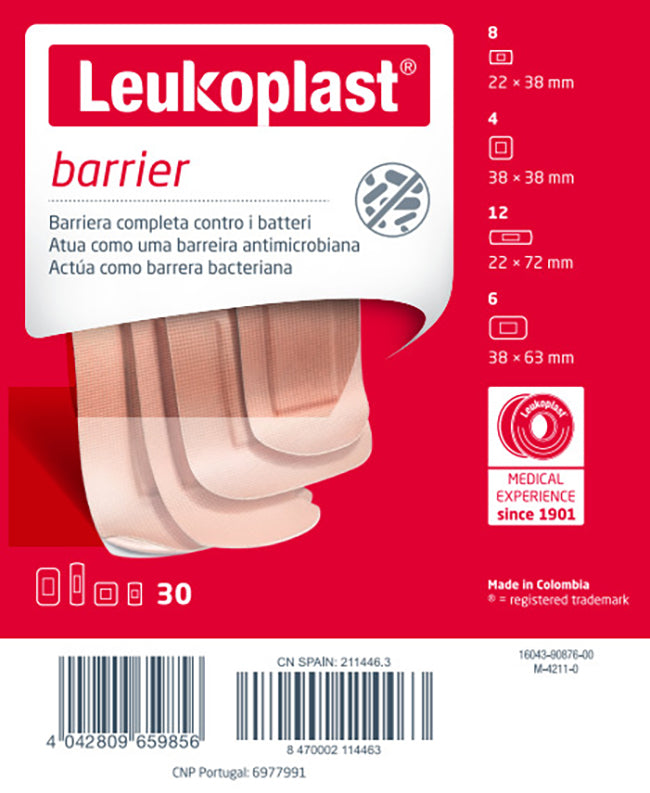 LEUKOPLAST PROF.BAR.  30CER.ASS.