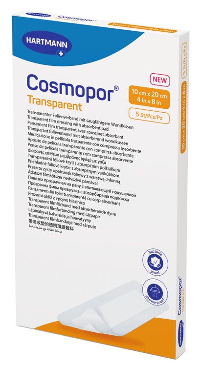 COSMOPOR TRASP.MEDIC 20X10CM 5PZ