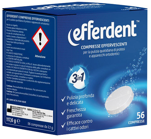 EFFERDENT EFFERVESCENTI    56CPR