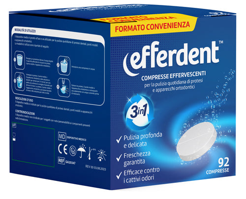 EFFERDENT EFFERVESCENTI    92CPR