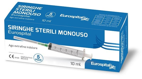 SIRINGA MONOUSO 21G 10ML     5PZ