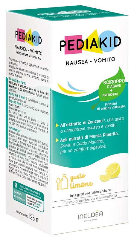 PEDIAKID NAUSEA VOMITO     125ML