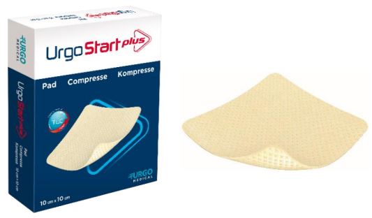 URGOSTART PLUS PAD 10X10CM  10PZ
