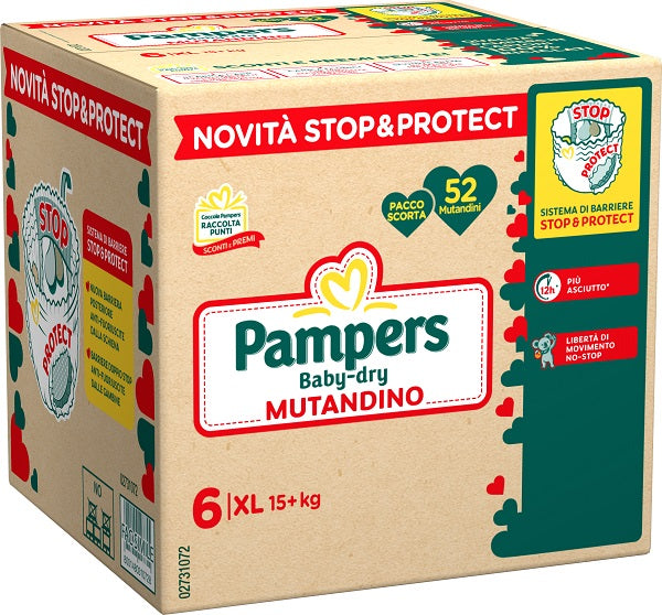 PAMPERS BD MUT XL QUADRI    52PZ