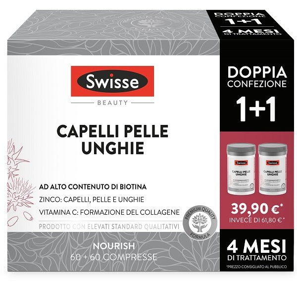 SWISSE CAPELLI PELL.60CPR BIPACK