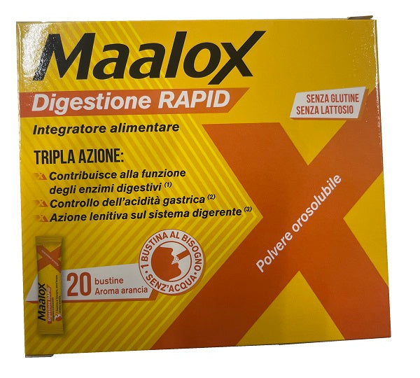 MAALOX DIGESTIONE RAPID     20BS