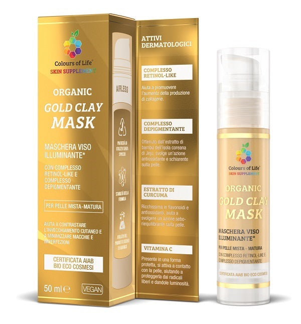 GOLD CLAY ORGANIC MASK 50ML