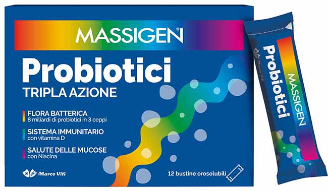 MASSIGEN PROBIOTICI OROS.12STICK