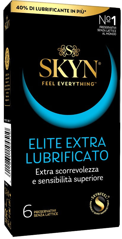 SKYN ELITE EXTRA LUBRIFICATO 6PZ