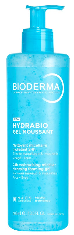 HYDRABIO GEL MOUSSANT      400ML