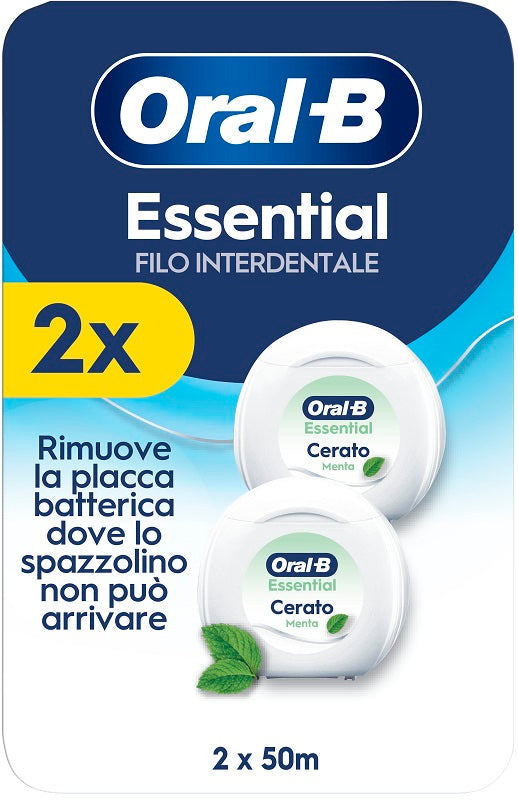 ORALB ESS.FILO CERATO MENTA2X50M