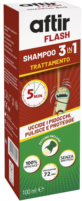 AFTIR FLASH SHAMPOO 3IN1   100ML