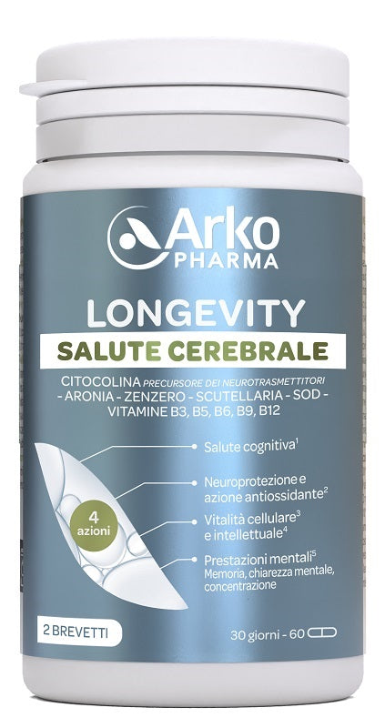 LONGEVITY SALUTE CEREBRALE 60CPS